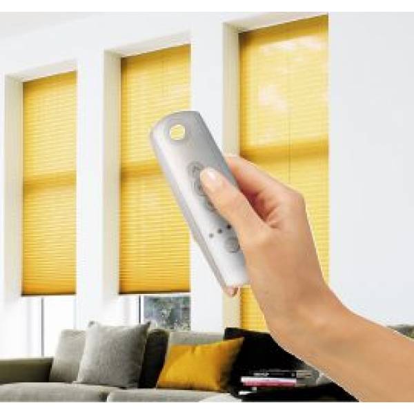 Шторы плиссе автоматические