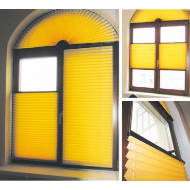 Шторы плиссе неправильной формы